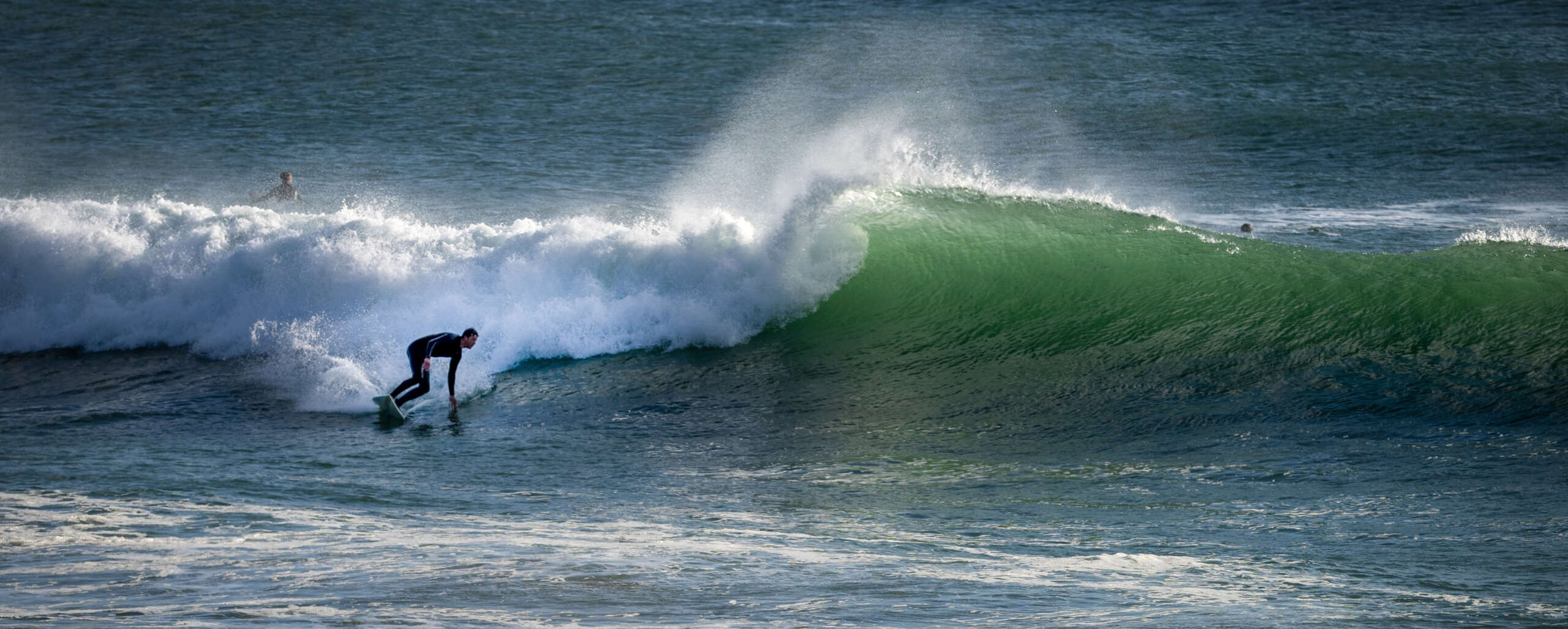 A clean peeling wave